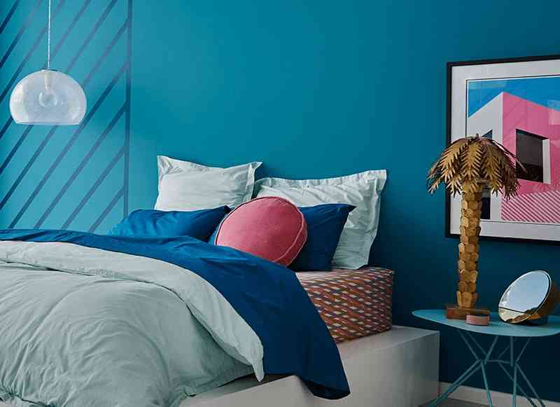 Soft Fresco Green, Bondi Blue and Sir Edmund Navy