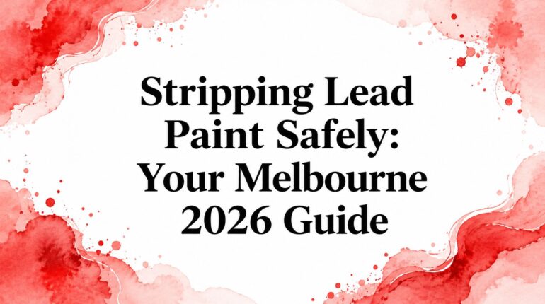 Stripping Lead Paint Safely: Your Melbourne 2026 Guide