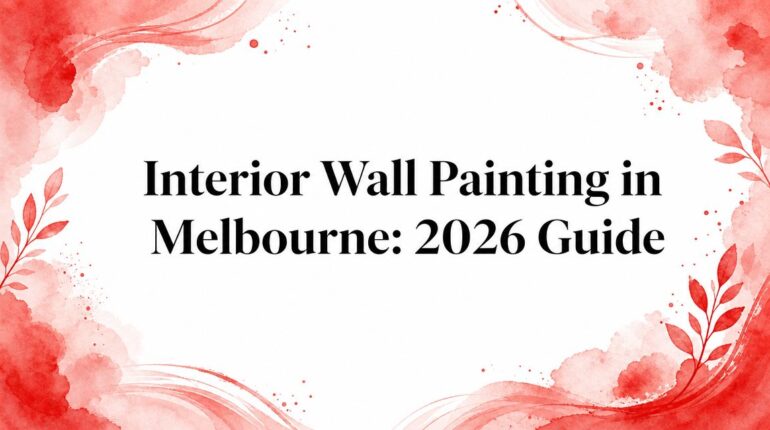 Interior Wall Painting in Melbourne: 2026 Guide