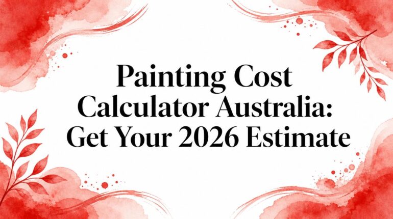 Painting Cost Calculator Australia: Get Your 2026 Estimate