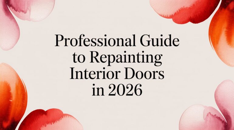 Professional Guide to Repainting Interior Doors in 2026